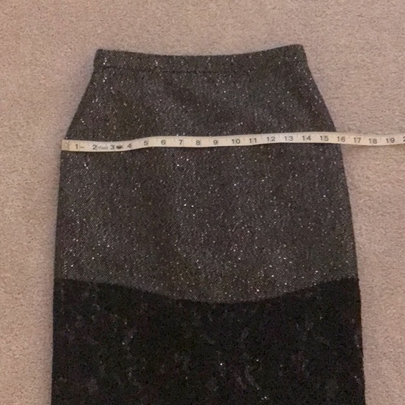 J.Crew The Perfect Party Skirt Gray Wool 00 - Picture 5 of 9